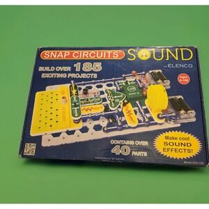 Snap Circuits Sound SCS-185 2013 Elenco 185 Projects 40 Parts
